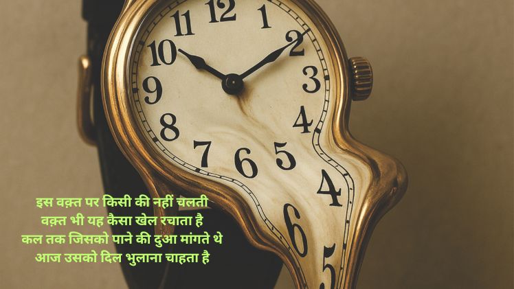 Waqt Shayari in Hindi