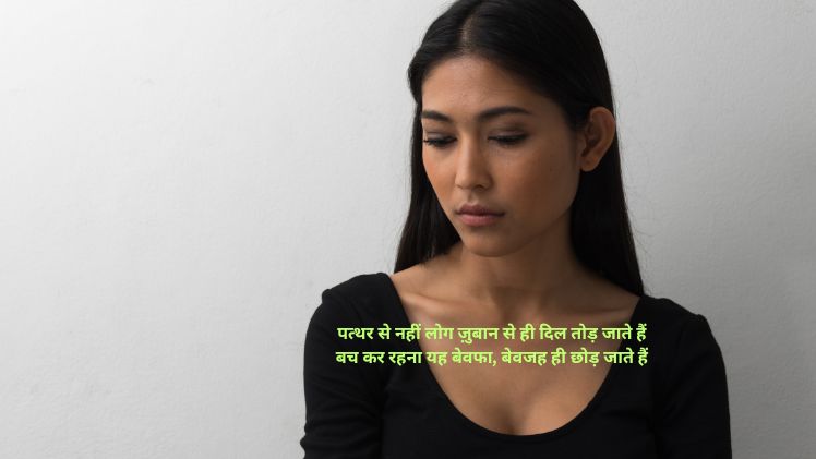 पत्थर दिल शायरी हिंदी में