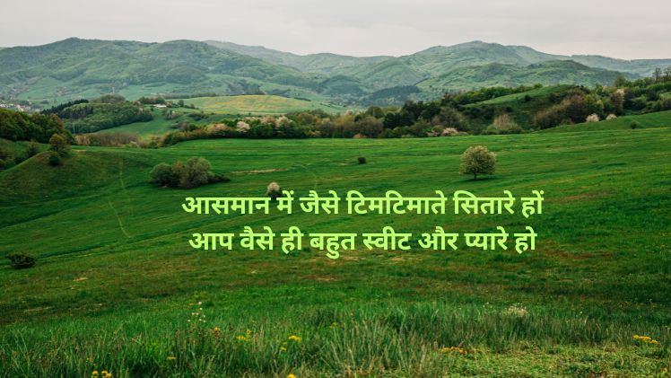 स्वीट लोगों पर शायरी