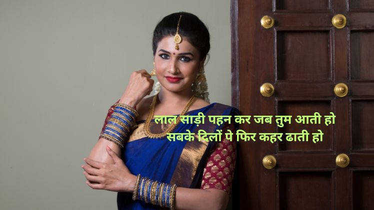 hindi saree shahari image
