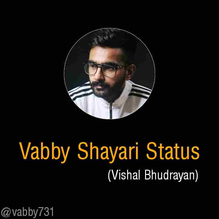vabby shayari status in hindi