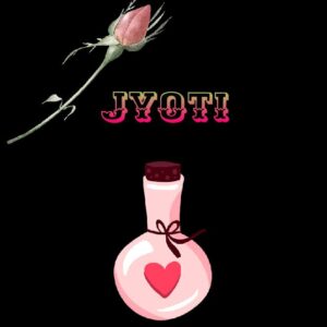 jyoti name in heart dp