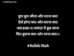 Bulleh Shah Shayari hindi