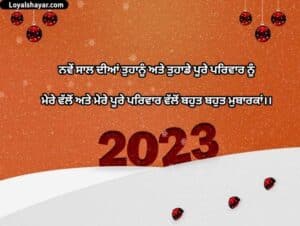 happy new year status in Punjabi