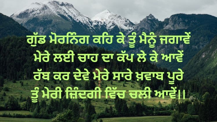 Good Morning Punjabi Quotes