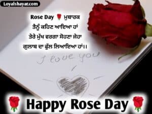 Rose Day Status in Punjabi 3