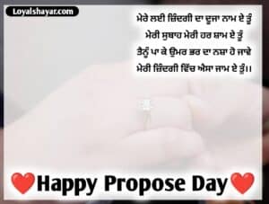 propose day Wishes In Punjabi pics