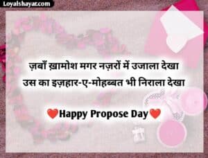 propose day shayari urdu
