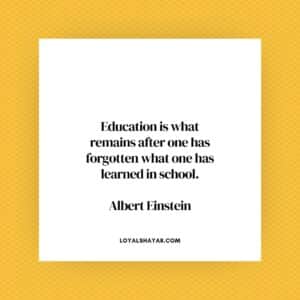 quotes on education in English