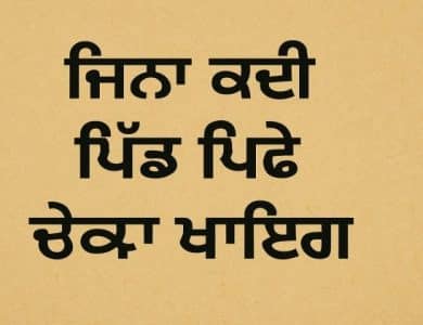 Dhokebaaz Shayari In Punjabi ~ ਧੋਖਾsad status in punjabi