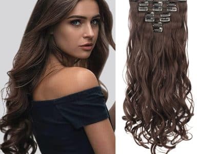 How can blend clip in hair extensions with short hair?