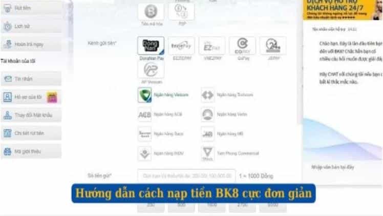 Bk8 deposit journey minimizes operations but maximizes experience