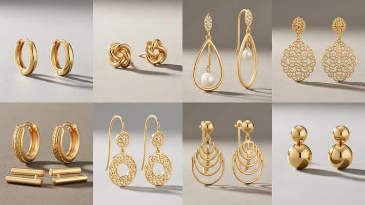 Timeless Gold Earrings Designs That Never Go Out of Style