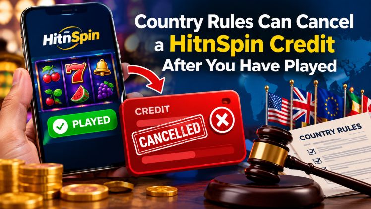 Country Rules Can Cancel a HitnSpin Credit After You Have Played
